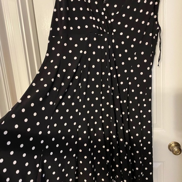 Ralph Lauren black with polka-dot dress - Picture 4 of 4